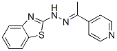 Benzothiazol-2(3H)-one N2-[1-(pyridin-4-yl)ethylidene]hydrazone 结构式