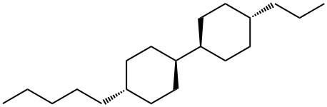 TRANS,TRANS-4''-PENTYL-4-PROPYL-BICYCLOHEXYL Structure