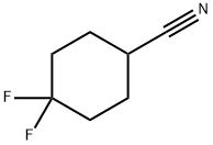 CYCLOHEXANECARBONITRILE, 4,4-DIFLUORO- Structure