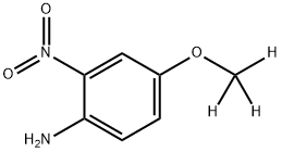 4-Methoxy-2-nitroaniline-d3 化学構造式