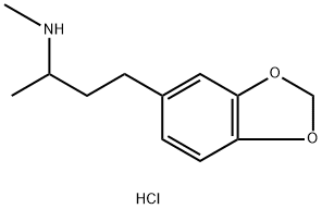 N,α-DiMethyl-1,3-benzodioxole-5-propanaMine Hydrochloride Struktur