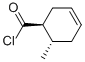 3-Cyclohexene-1-carbonyl chloride, 6-methyl-, trans- (9CI) Struktur