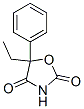 5-ethyl-5-phenyloxazolidinedione Struktur
