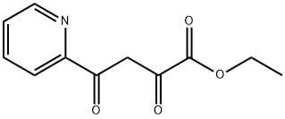 2,4-ジオキソ-4-(2-ピリジニル)ブタン酸エチル 化学構造式