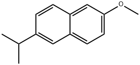 2-メトキシ-6-(1-メチルエチル)ナフタレン 化学構造式