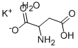rac-(R*)-2-アミノブタン二酸/カリウム,(1:1) 化学構造式