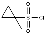 1-Methylcyclopropane-1-sulfonyl chloride Struktur