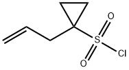 1-アリルシクロプロパン-1-スルホニルクロリド 化学構造式