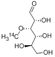 3-O-(14C-METHYL)-D-GLUCOSE 结构式