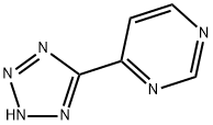 4-(1H-1,2,3,4-四唑-5-基)嘧啶, 92306-69-9, 结构式