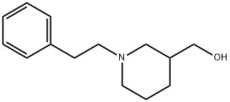 [1-(2-フェニルエチル)ピペリジン-3-イル]メタノール 化学構造式
