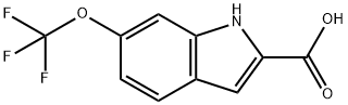 6-三氟甲氧基-1H-吲哚-2-羧酸, 923259-70-5, 结构式