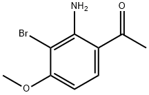 Ethanone,1-(2-amino-3-bromo-4-methoxyphenyl)- Structure