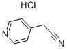 4-Pyridylacetonitrile hydrochloride Struktur