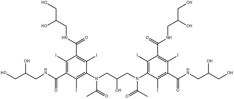 イオジキサノール 化学構造式