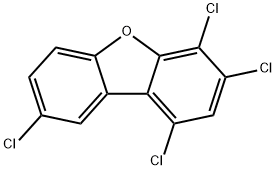 Dibenzofuran, 1,3,4,8-tetrachloro- 结构式