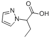 2-(1H-ピラゾール-1-イル)ブタン酸 化学構造式