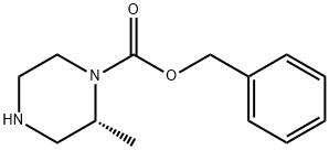 1-CBZ-(2R)-メチルピペラジン 化学構造式