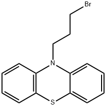 10-(3-ブロモプロピル)フェノチアジン 化学構造式