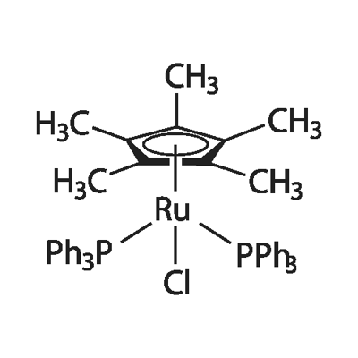 PENTAMETHYLCYCLOPENTADIENYLBIS(TRIPHENY& Struktur