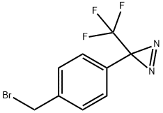 4-[3-(TrifluoroMethyl)-3H-diazirin-3-yl]benzyl BroMide Struktur