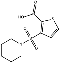3-(PIPERIDIN-1-YLSULFONYL)THIOPHENE-2-CARBOXYLIC ACID|3-(哌啶-1-磺酰基)噻吩-2-羧酸