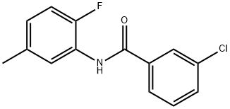 923760-37-6 3-氯-N-(2-氟-5-甲基苯基)苯甲酰胺