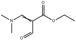 3-二甲氨基-2-甲酰基丙烯酸乙酯 结构式