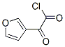 3-Furanacetyl  chloride,  -alpha--oxo-|