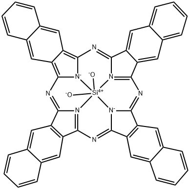 SILICON 2 3-NAPHTHALOCYANINE DIHYDROXIDE Struktur