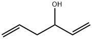 1,5-ヘキサジエン-3-オール 化学構造式