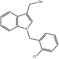 [1-(2-CHLORO-BENZYL)-1H-INDOL-3-YL]-METHANOL Structure