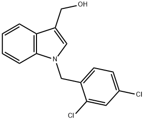 1-[(2,4-DICHLOROPHENYL)METHYL]-1H-INDOLE-3-METHANOL Struktur