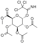 2,3,4-トリ-O-アセチル-1-O-(トリクロロアセトイミドイル)-Α-D-グルクロン酸メチル 化学構造式