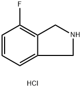 4-氟异吲哚啉盐酸盐,924305-06-6,结构式