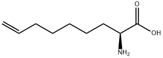 8-Nonenoicacid,2-amino-,(2S)- Structure