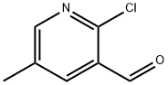 2-CHLORO-5-METHYLPYRIDINE-3-CARBALDEHYDE Structure