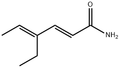 (2E,4E)-4-ethylhexa-2,4-dienamide Struktur