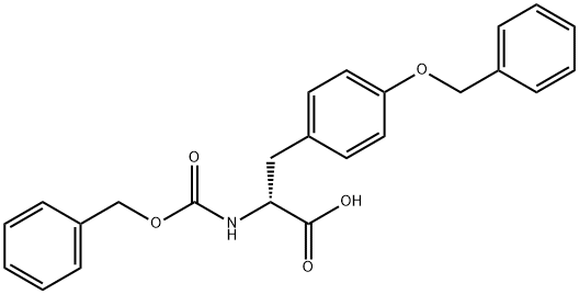 Z-D-TYR(BZL)-OH 化学構造式