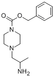 BENZYL 4-(2-AMINOPROPYL)PIPERAZINE-1-CARBOXYLATE Structure