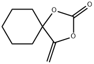 4-甲基烯-1,3-二氧杂螺[4.5]癸烷-2-酮, 92474-80-1, 结构式