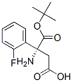 Boc-(R)-3-Amino-3-(2-fluoro-phenyl)-propionic acid Structure