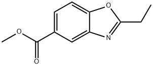 甲基-2-乙基-1,3-苯并唑-5-羧酸乙酯,924862-20-4,结构式