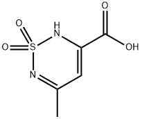 5-Methyl-1,1-dioxo-1,2-dihydro-1lambda~6~,2,6-thiadiazine-3-carboxylic acid Structure