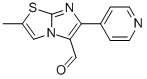 2-METHYL-6-(4-PYRIDINYL)IMIDAZO[2,1-B]THIAZOLE-5-CARBOXALDEHYDE 结构式