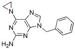 9H-Purine, 2-amino-6-aziridinyl-9-benzyl- Structure