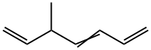 5-メチル-1,3,6-ヘプタトリエン 化学構造式