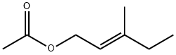 酢酸(E)-3-メチル-2-ペンテニル 化学構造式