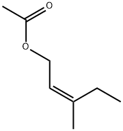 (Z)-3-methylpent-2-en-1-yl acetate Struktur