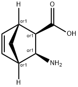 3-EXO-アミノビシクロ〔2.2.1〕ヘプト-5-エン-2-EXO-カルボン酸 化学構造式